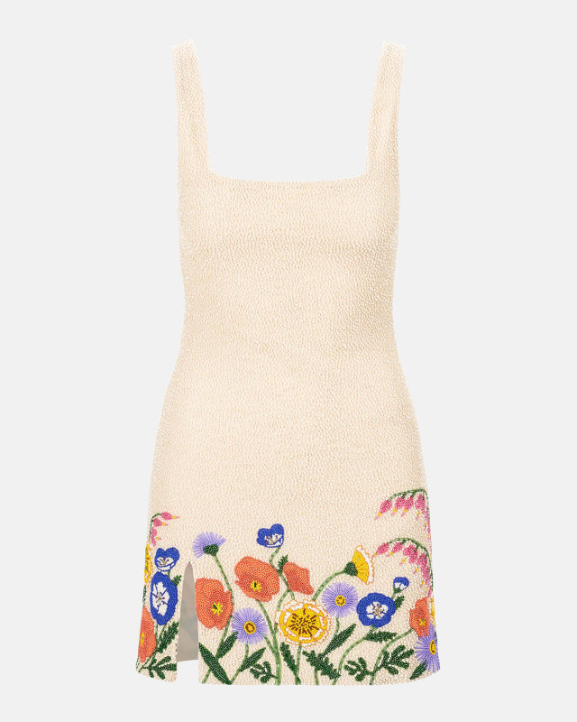 Le Sable Hand-Beaded Mini Dress